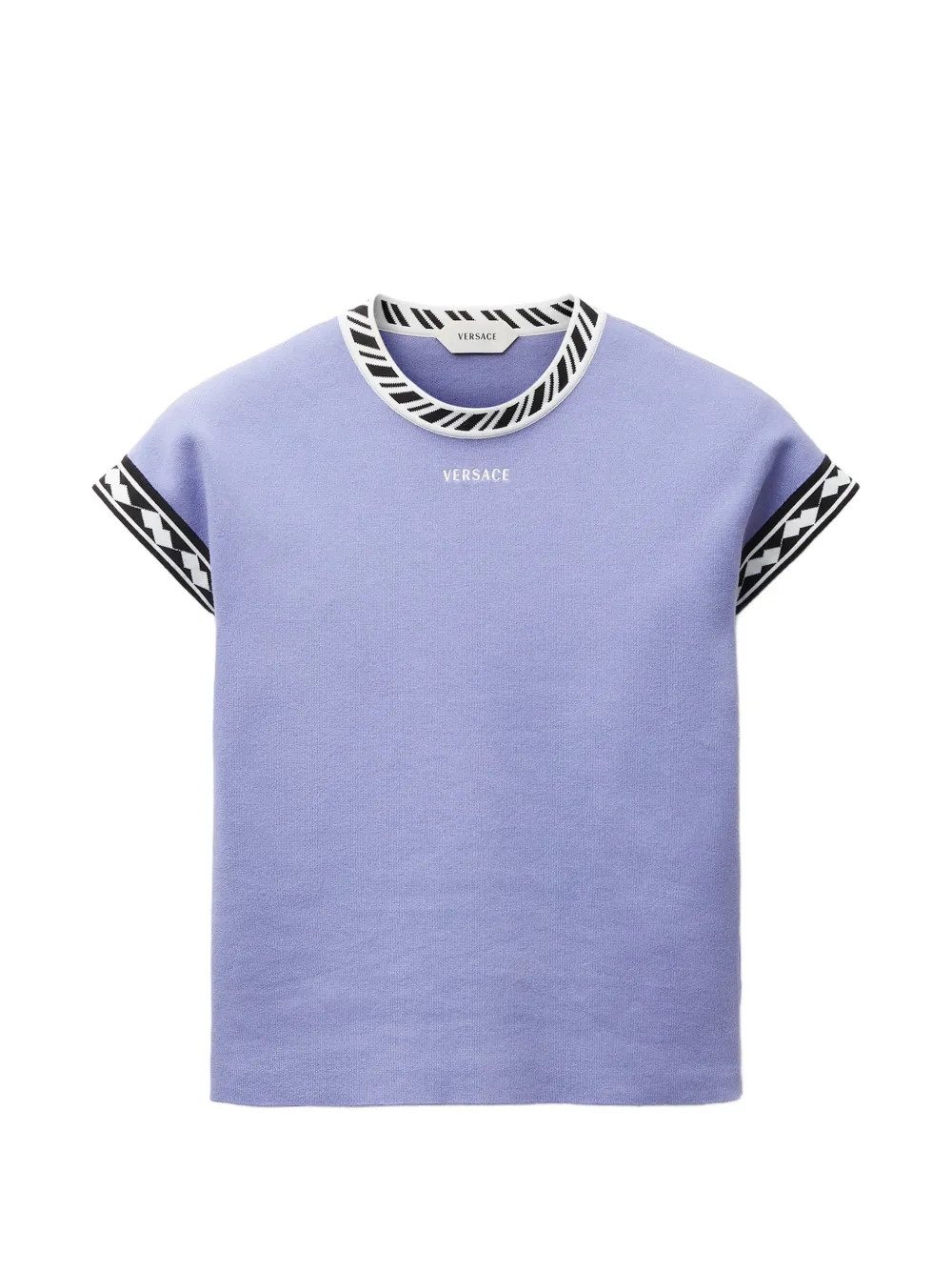 Versace cotton knit T-shirt - Violett