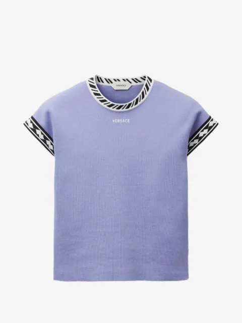 Versace t-shirt à logo imprimé