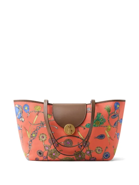 Versace Vivian printed small canvas tote