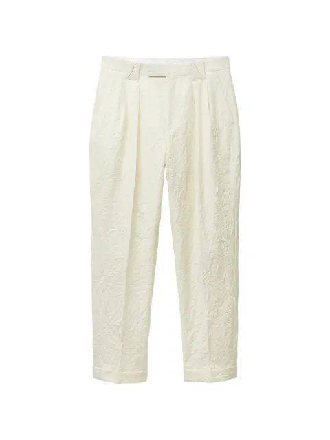 Versace wool creased formal pants