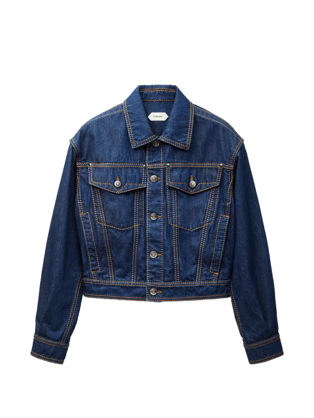 Versace denim blouson - Blau