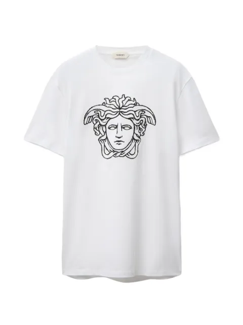 Versace Medusa sequin-embellished T-shirt