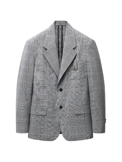 Versace Prince Of Wales wool blazer