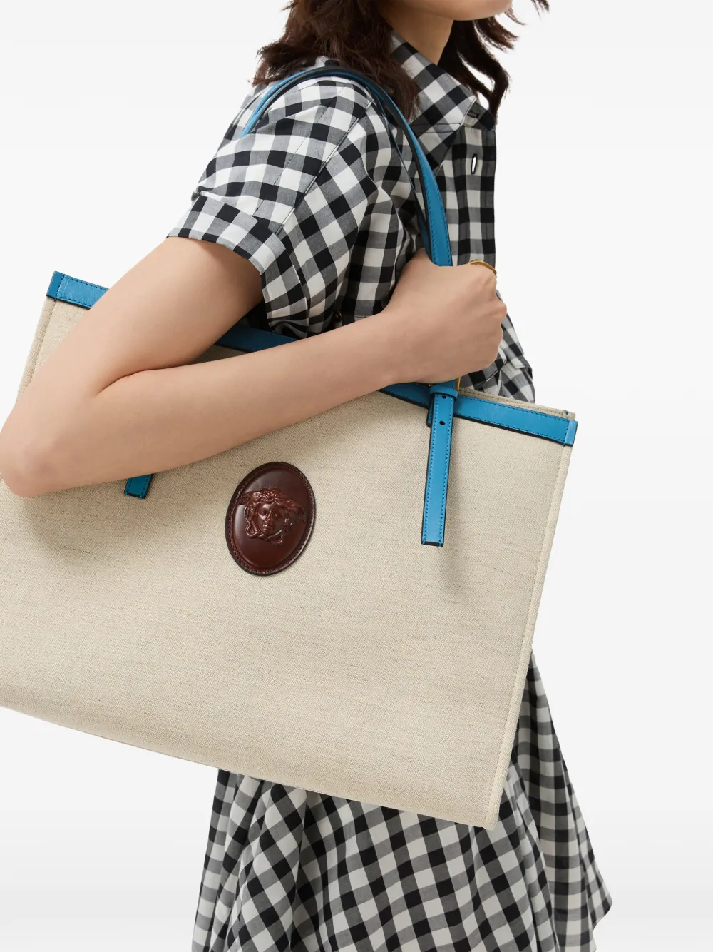 Versace Grote Rivière shopper Beige