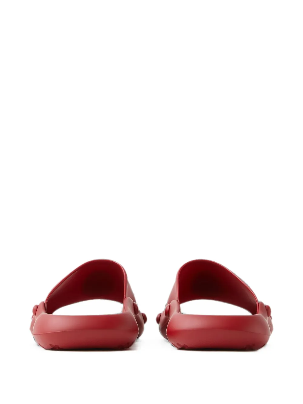 Versace Nettuno rubber slides Rood
