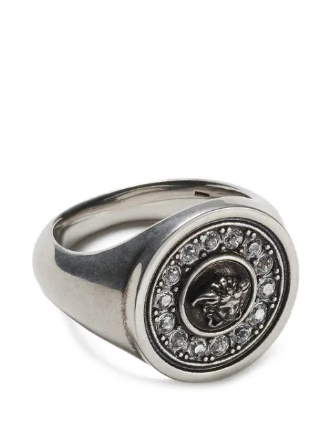Versace anillo Medusa con cristal
