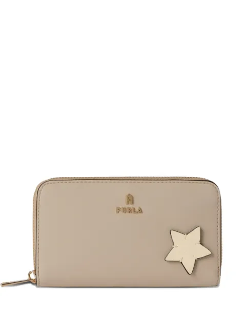 Furla large Camelia star-patch wallet