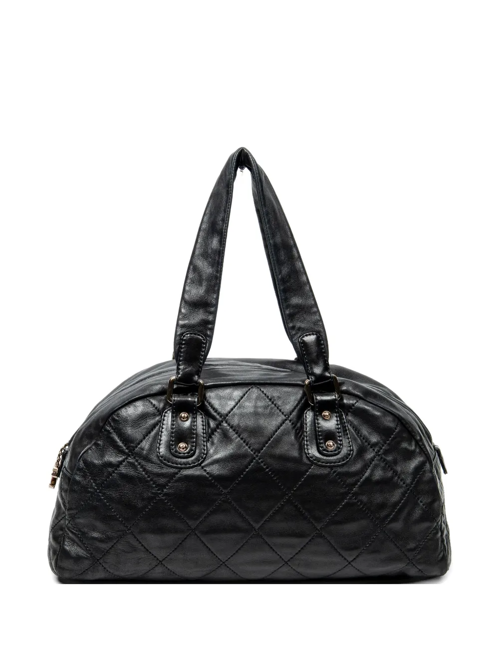 CHANEL Pre-Owned Cloudy Bundle diamond-quilted tote bag - Black