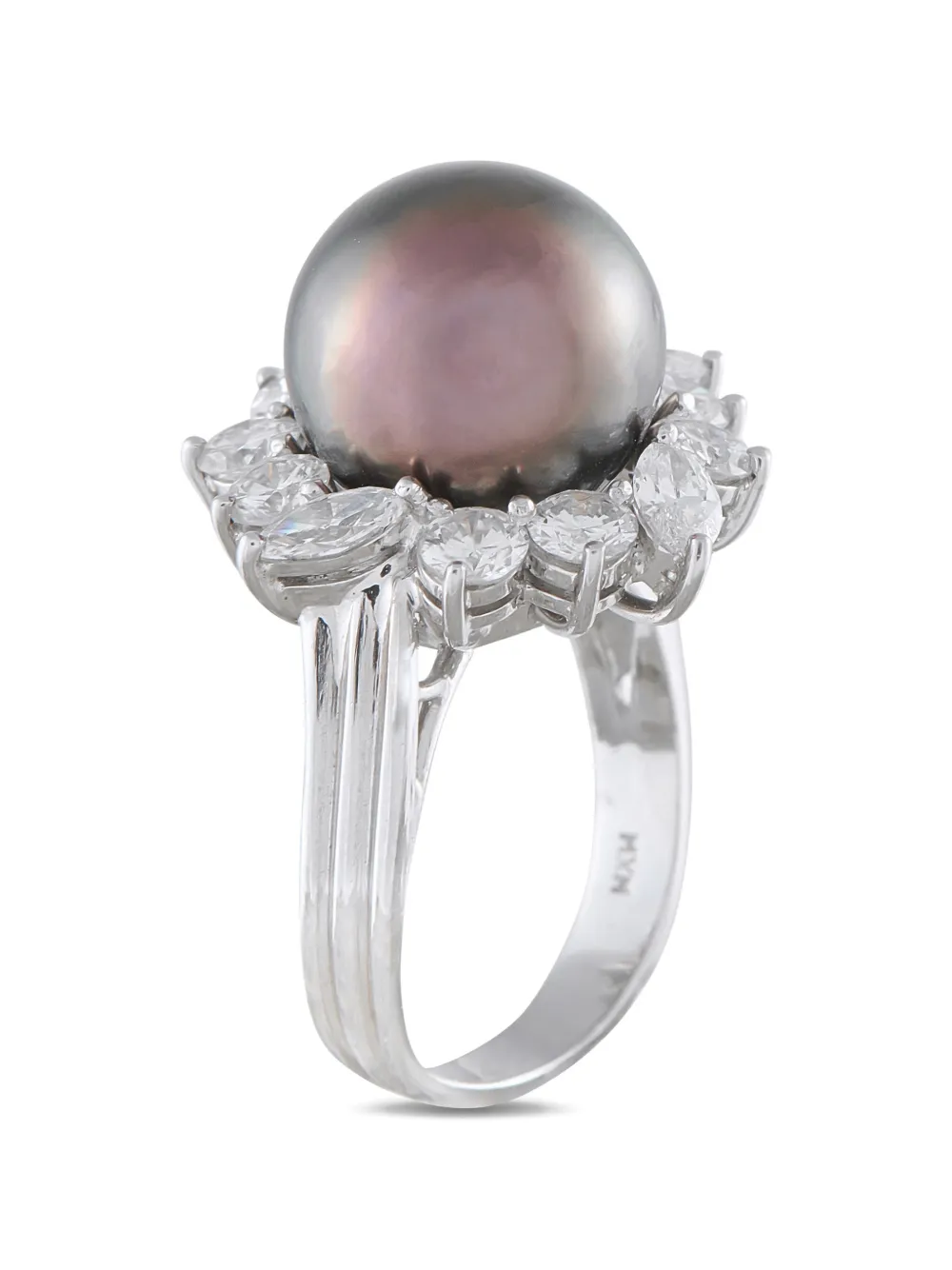 LB Exclusive pearl and diamond ring - Argento