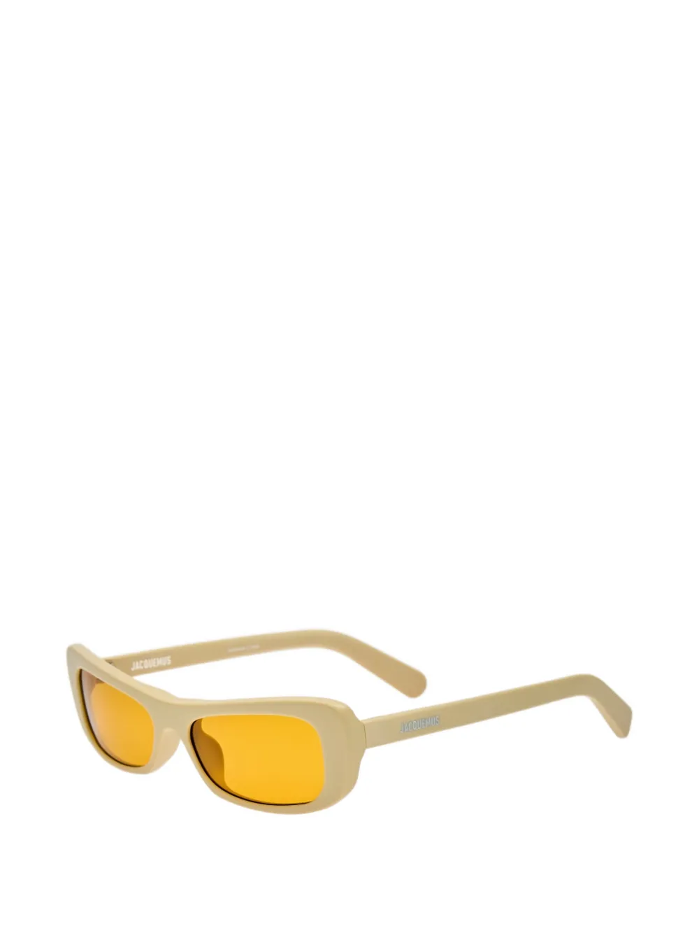 Jacquemus Capri zonnebril met cat-eye montuur Beige