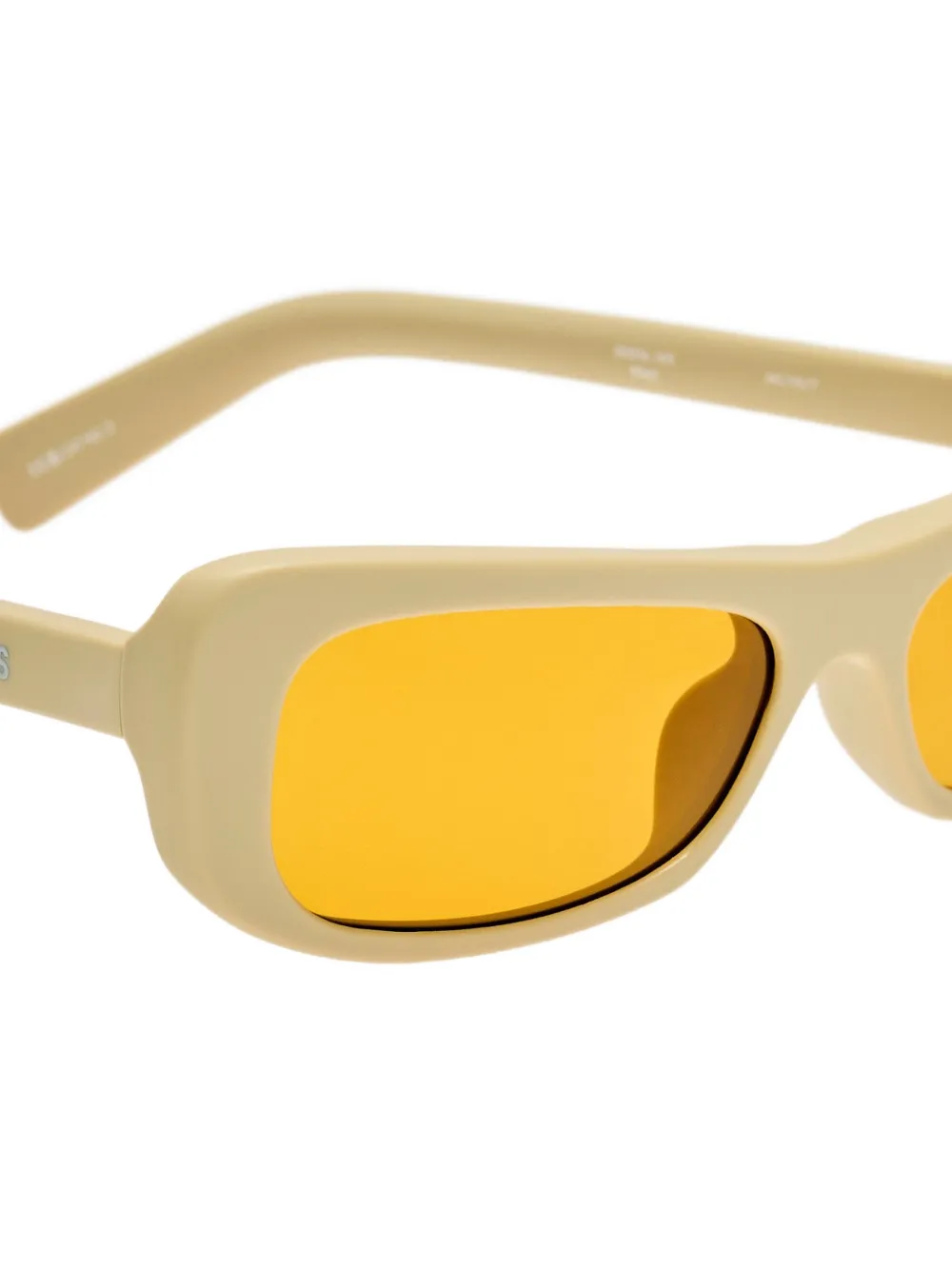 Jacquemus Capri zonnebril met cat-eye montuur Beige