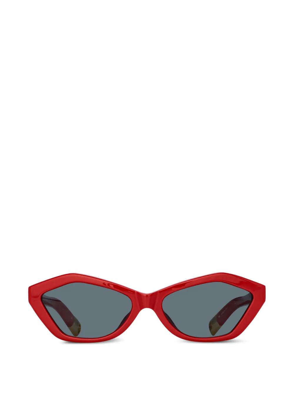Jacquemus Bambino geometric sunglasses - Rosso