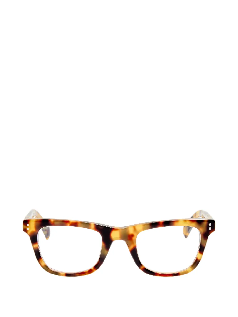 Jacquemus Pilotis D-frame Glasses In Brown