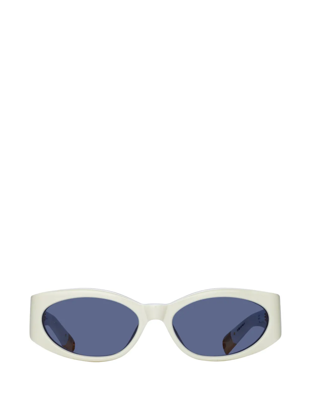 Jacquemus Ovalo oval-frame sunglasses - Weiß