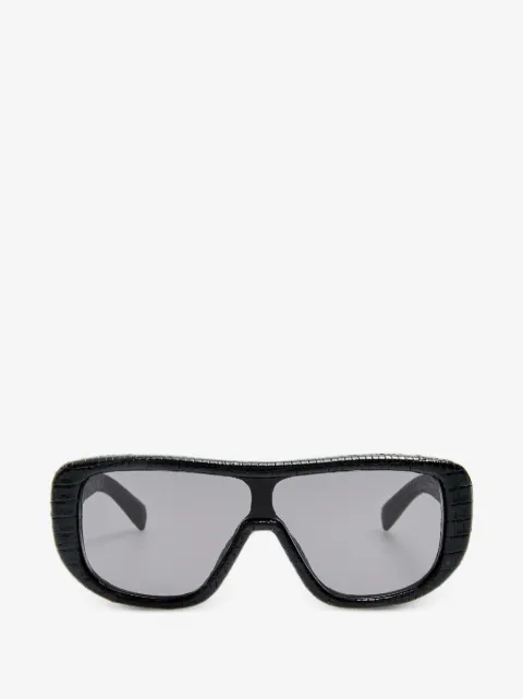 Jacquemus lunettes de soleil Masco à effet peau de lézard