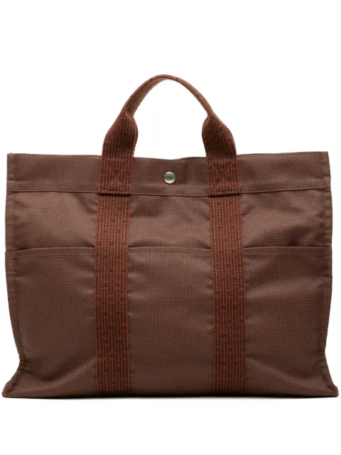 Hermès Pre-Owned Borsa tote Herline MM in tela XX secolo
