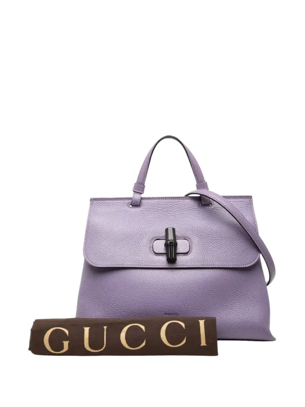 Gucci Pre-Owned 2000-2015 ミディアム レザー バンブー デイリー