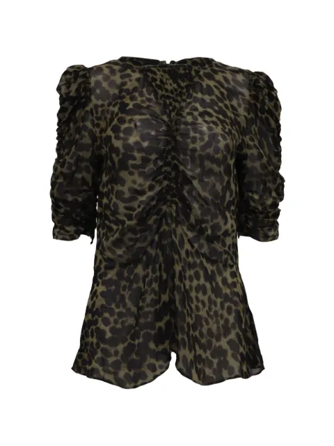 Isabel Marant Vintage blusa Caja fruncida