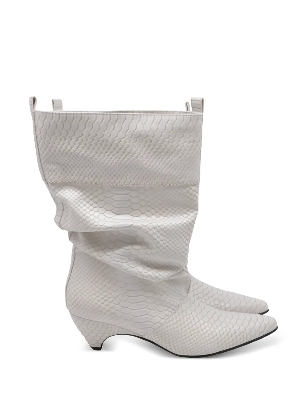 Stella McCartney Pre-Owned Snakeskin-embossed mid-calf boots - Toni neutri