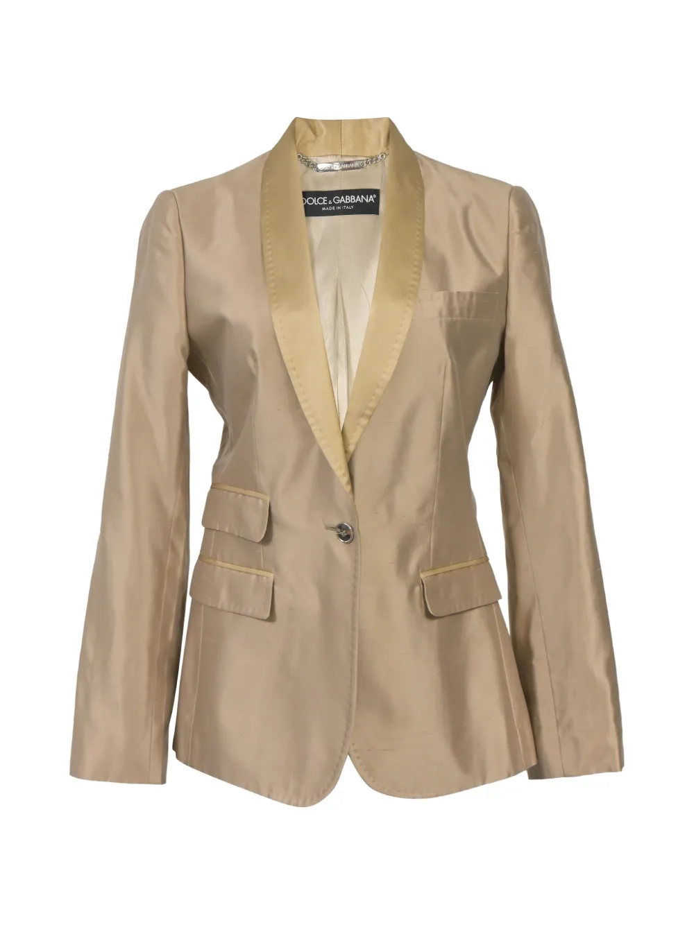 Dolce & Gabbana Pre-Owned Single-breasted four-pocket blazer - Marrone