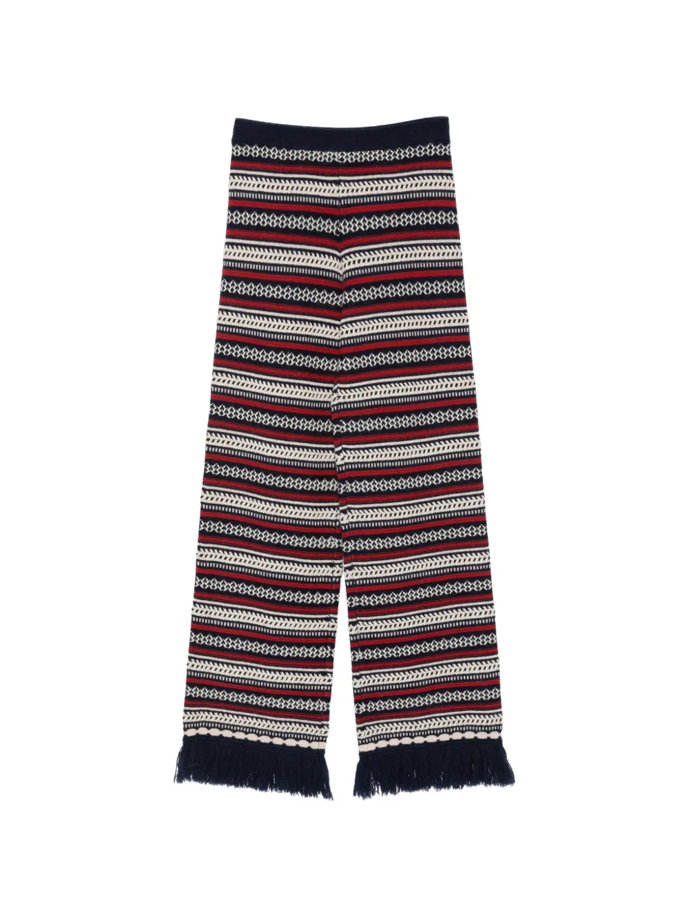 Guest In Residence Western stripe-knit trousers