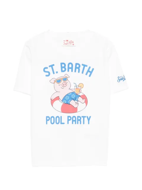 MC2 Saint Barth Kids Denver Jr print-detail T-shirt