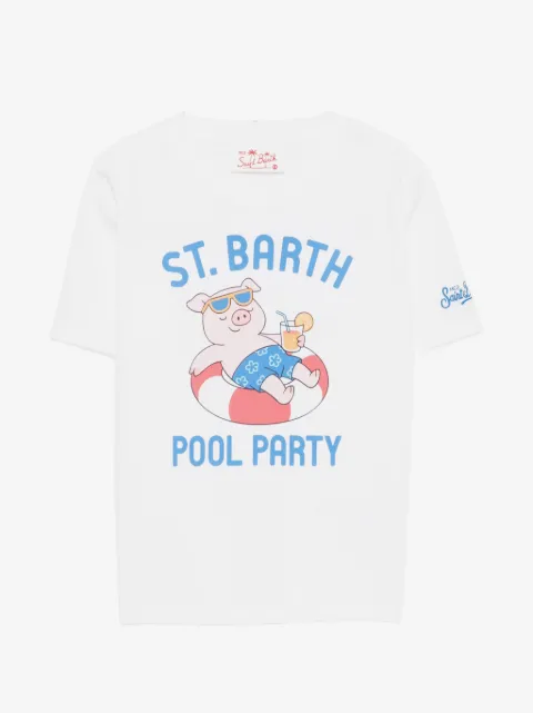 MC2 Saint Barth Kids Denver T-Shirt mit Print