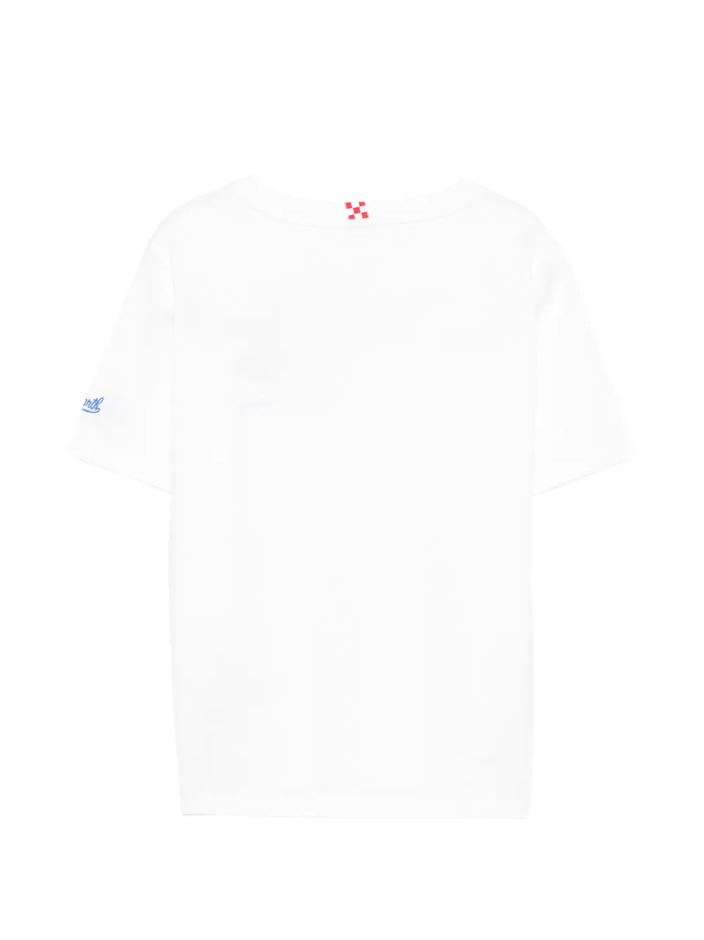 MC2 Saint Barth Kids Portofino Jr T-shirt met borduurwerk Wit