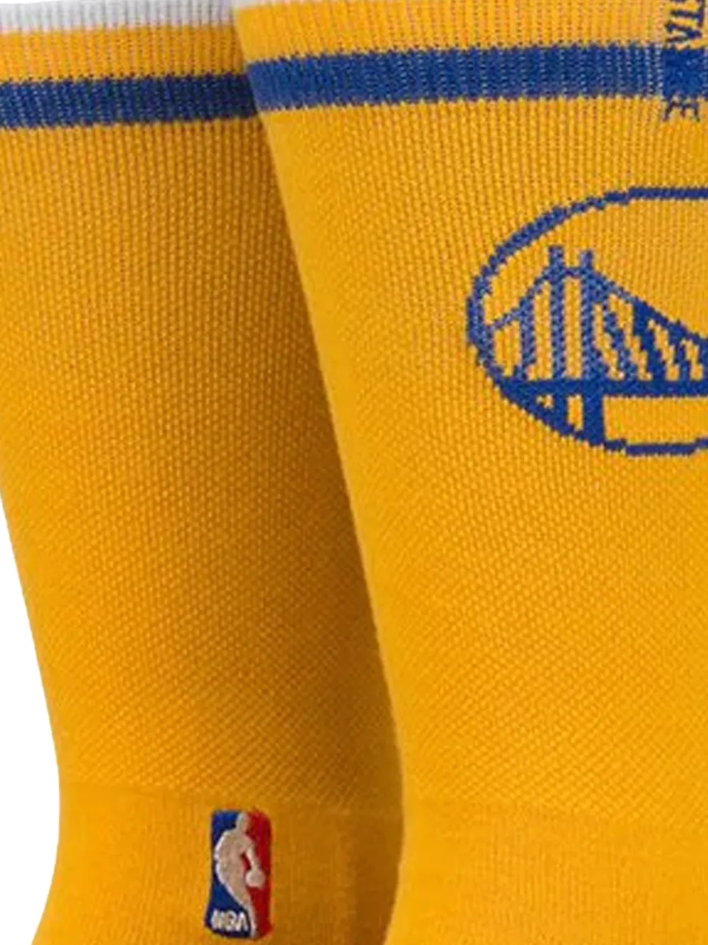 Stance Golden State Warriores sokken met logoprint Geel
