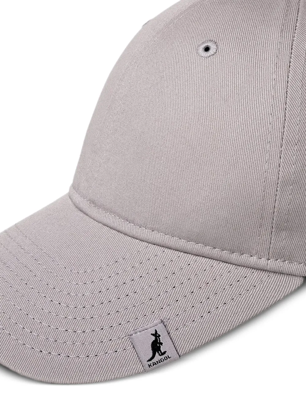 Kangol Verstelbare katoenen honkbalpet Grijs