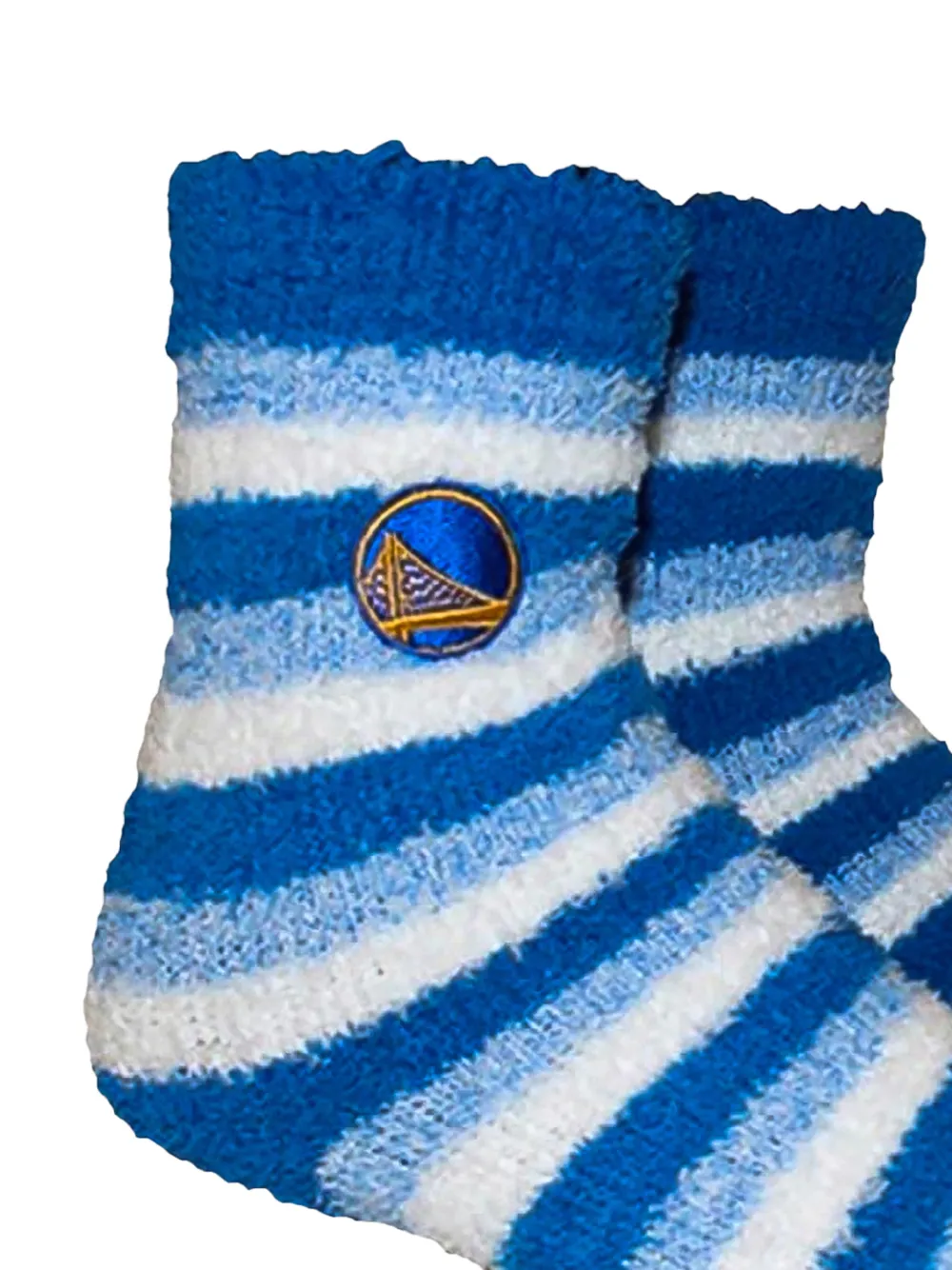 Stance NBA GS Warriors Fuzzy Steps sokken Blauw