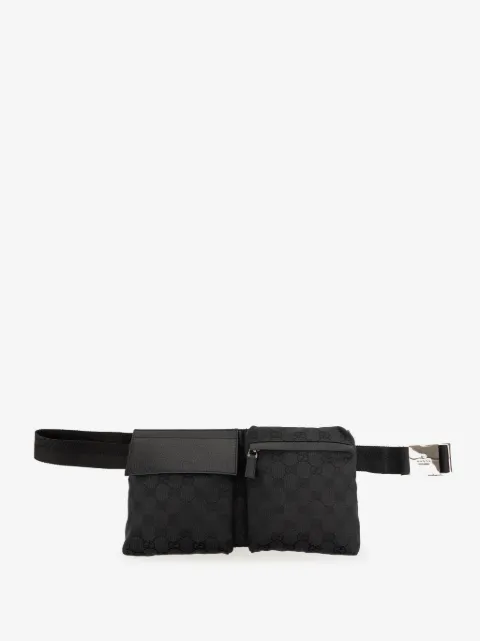 Gucci Pre-Owned 2000-2015 GG Canvas Double Pocket belt bag