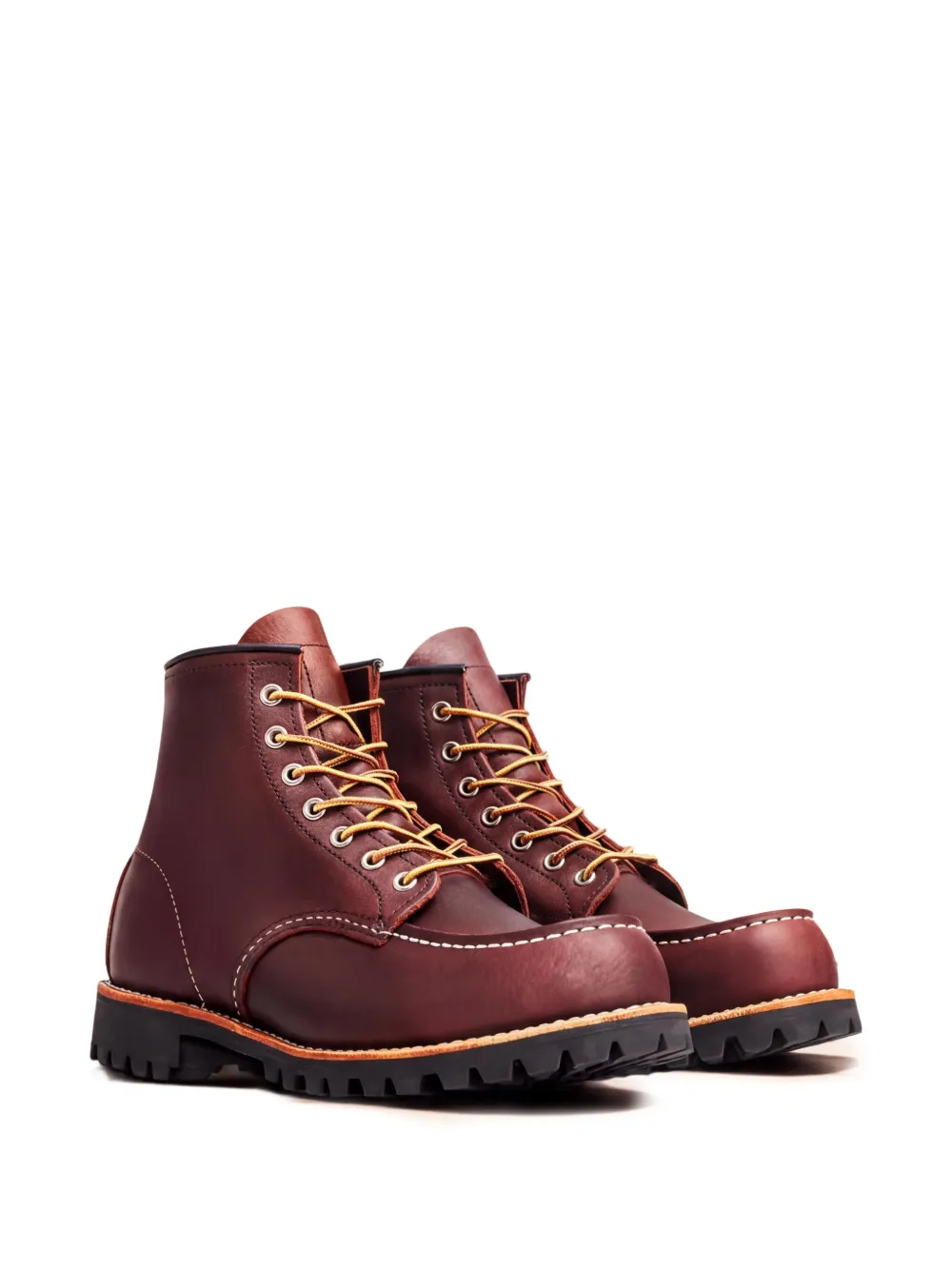Red Wing Shoes Roughneck leather ankle boots Rood