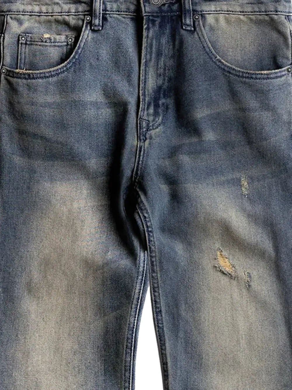 Vague Studios Cigarette bootcut jeans Blauw