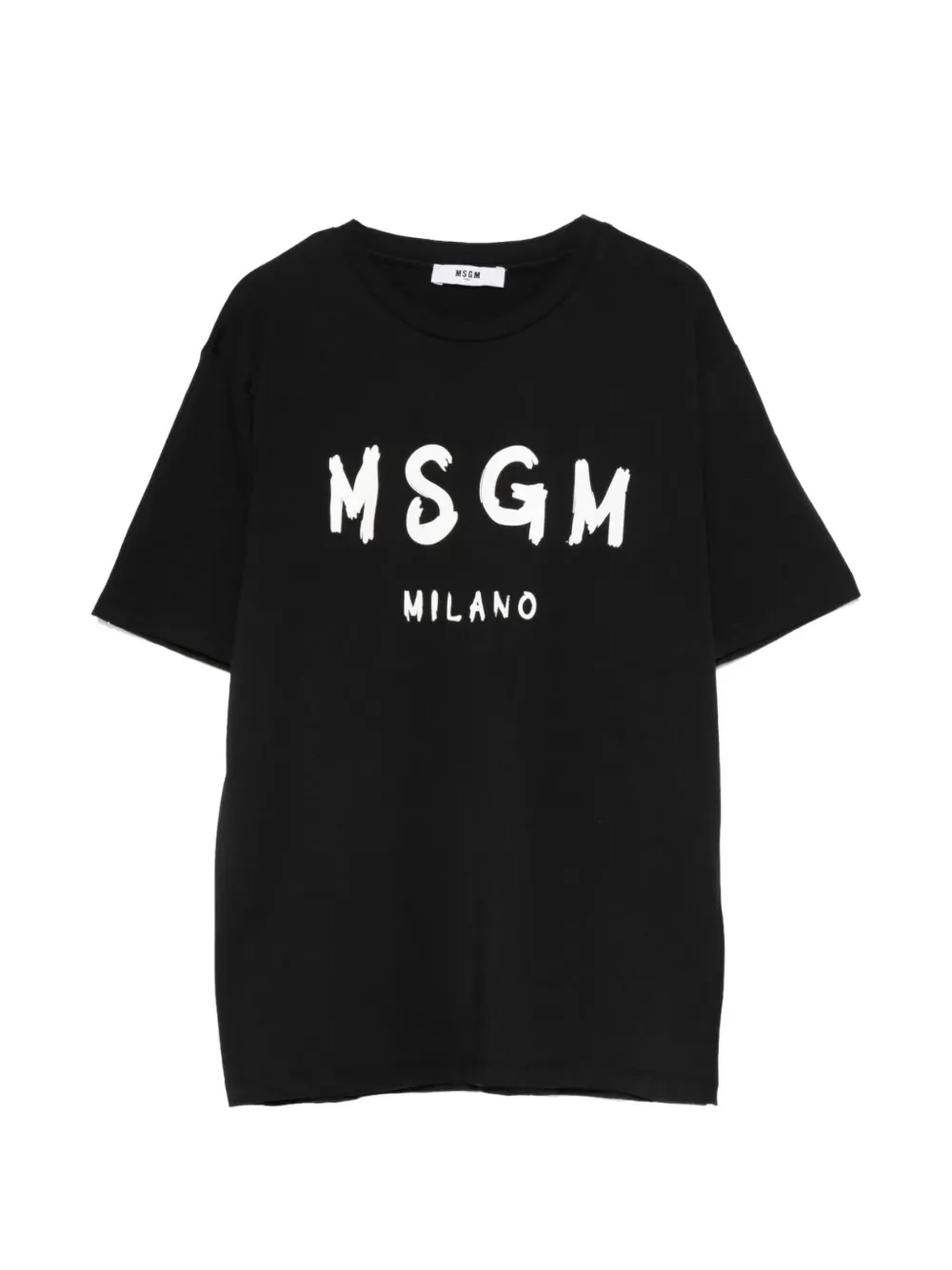 MSGM Kids logo-print cotton T-shirt - Nero