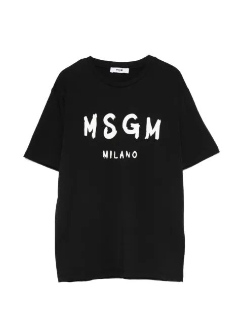 MSGM Kids logo-print cotton T-shirt