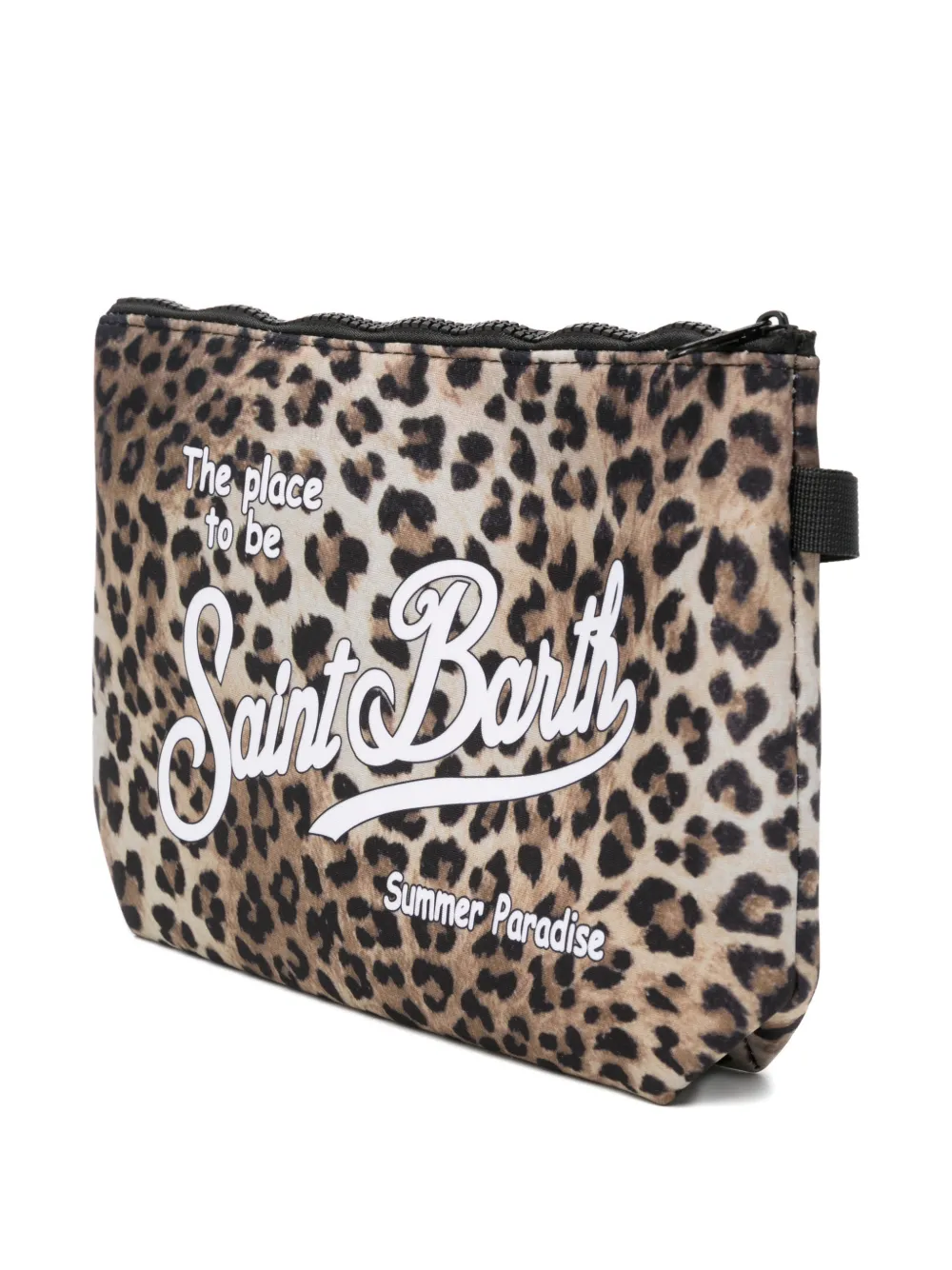  Mc2 Saint Barth Bolso De Mano L Aline Con Motivo De Leopardo - Neutro 