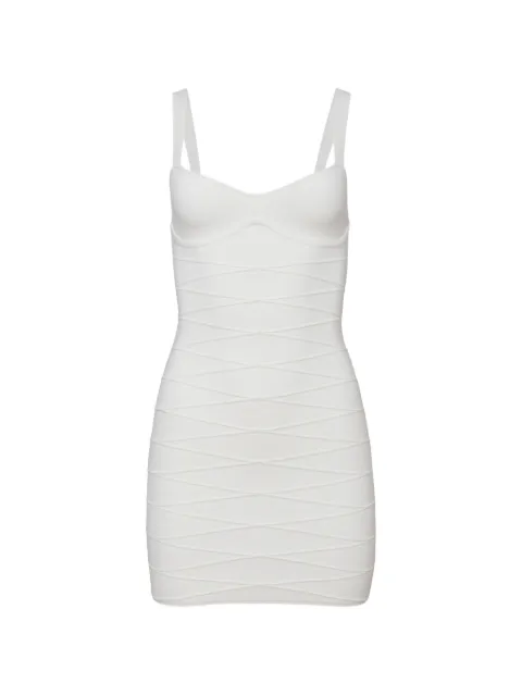Fleur Du Mal vestido corto con diseño vendado
