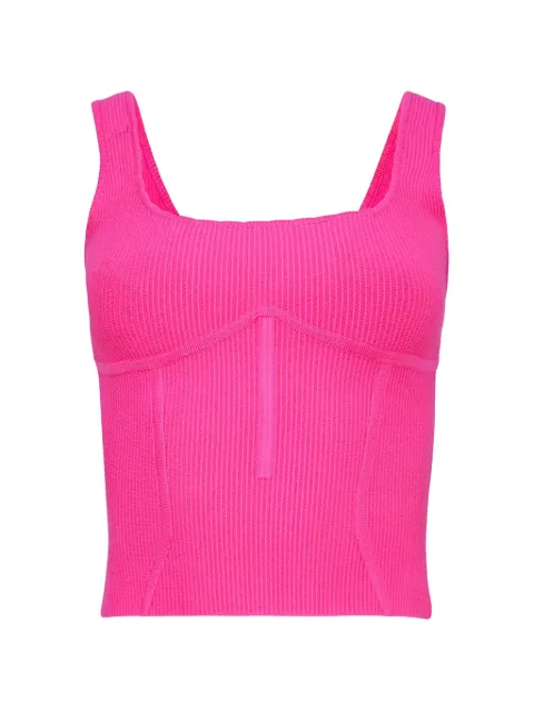 Fleur Du Mal Jolie ribbed tank top