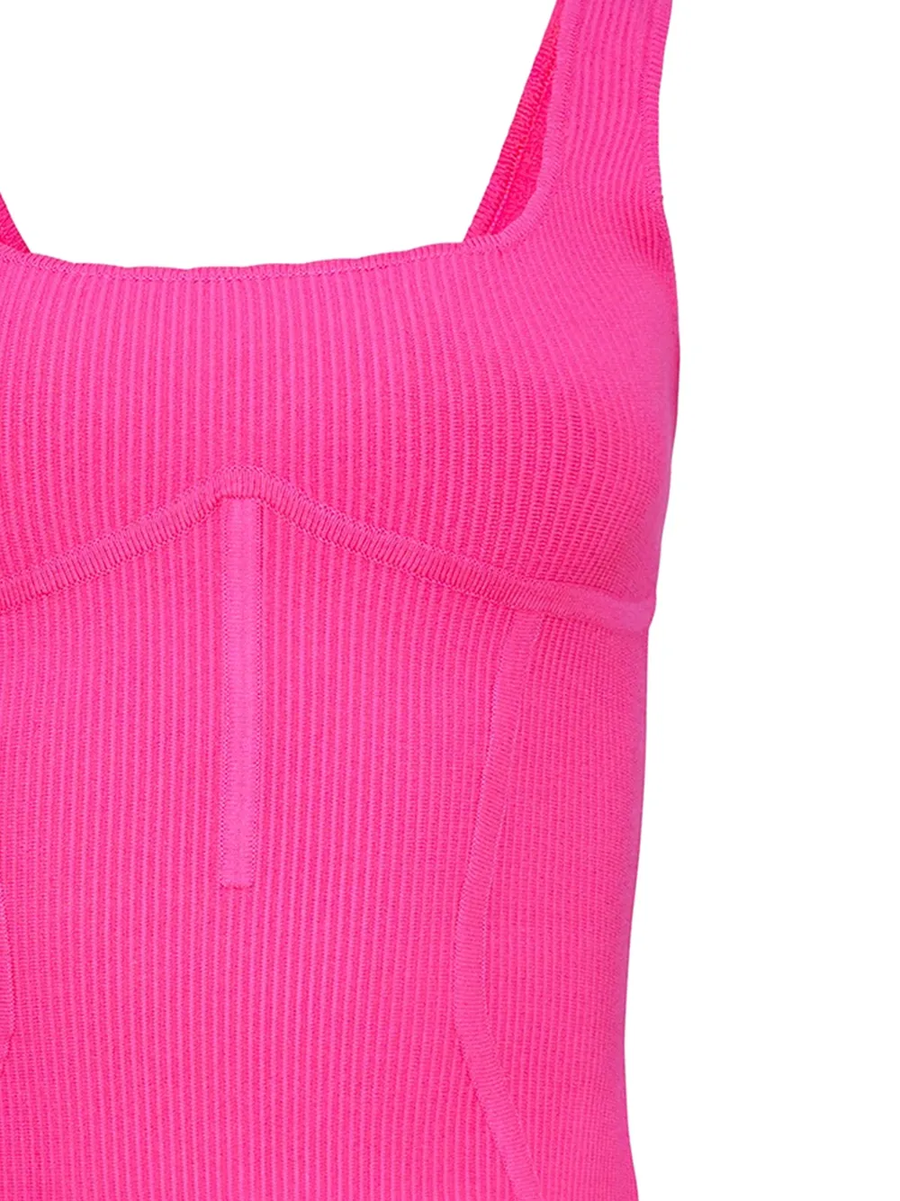Fleur Du Mal Jolie geribbelde tanktop Roze