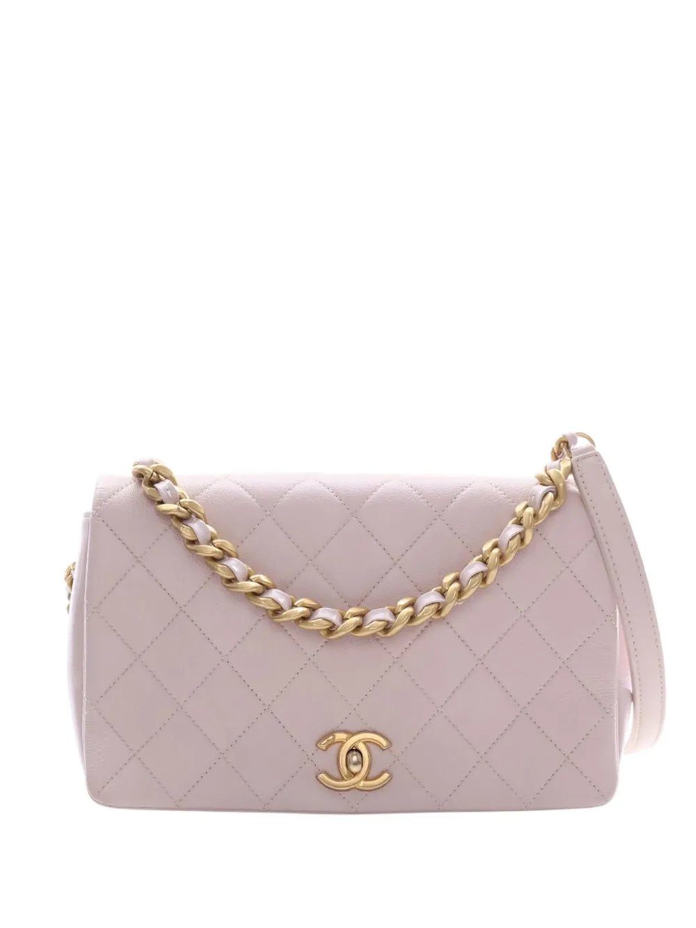 CHANEL Pre-Owned 2020 Medium Quilted Calfskin Fashion Therapy Flap satchel - Rosa
