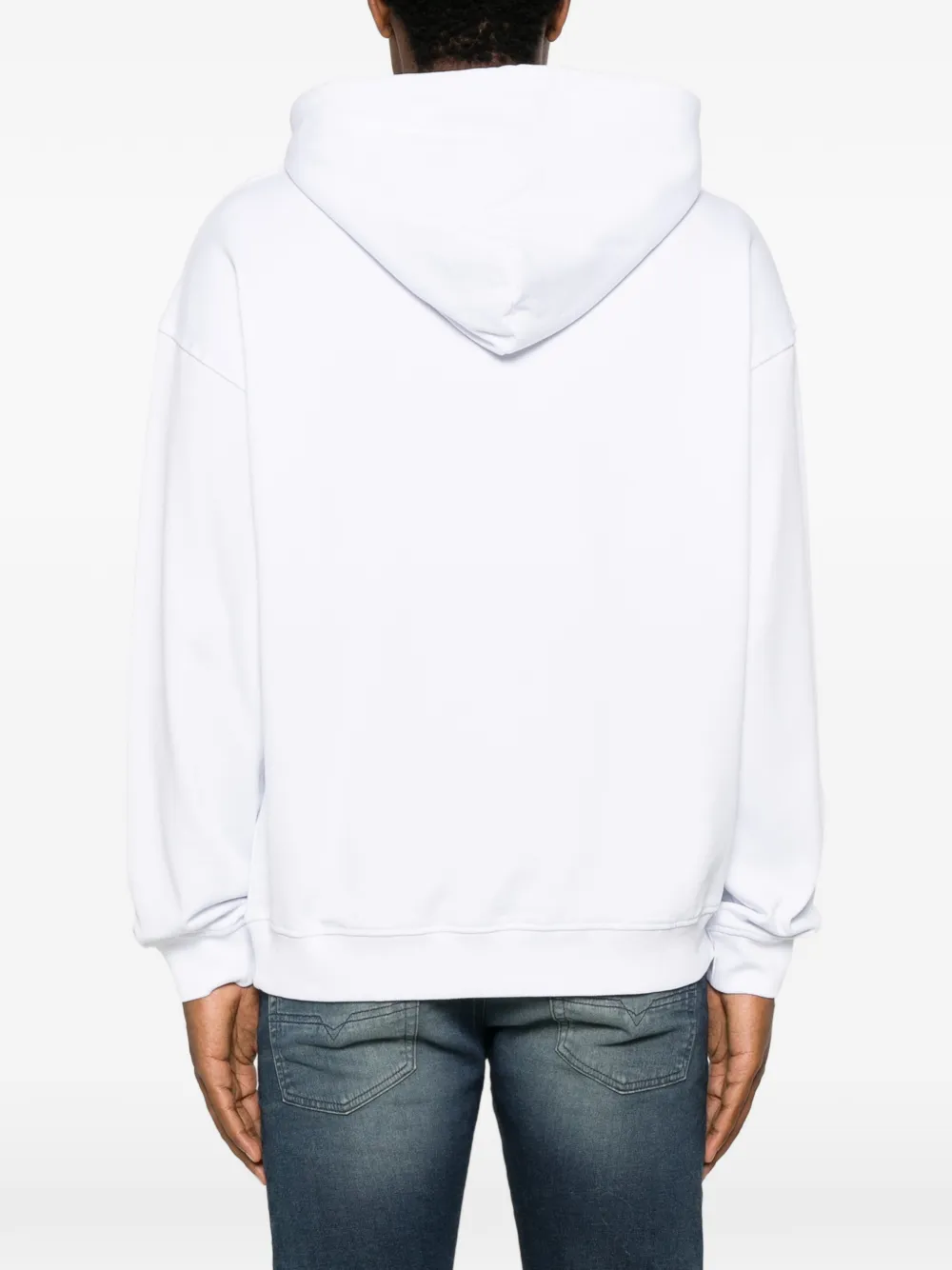 Diesel Hoodie met trekkoord Wit