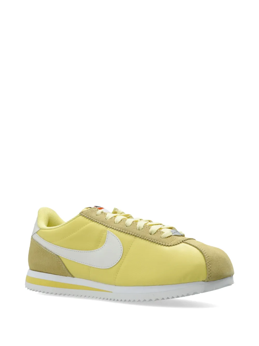 Nike Cortez stoffen sneakers met vlakken Geel