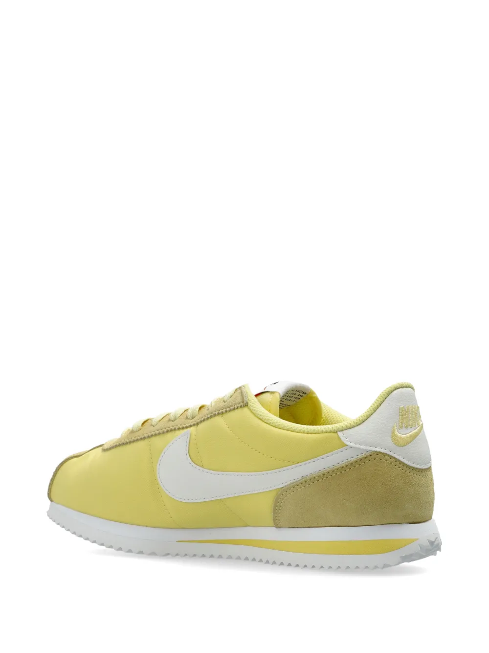 Nike Cortez stoffen sneakers met vlakken Geel