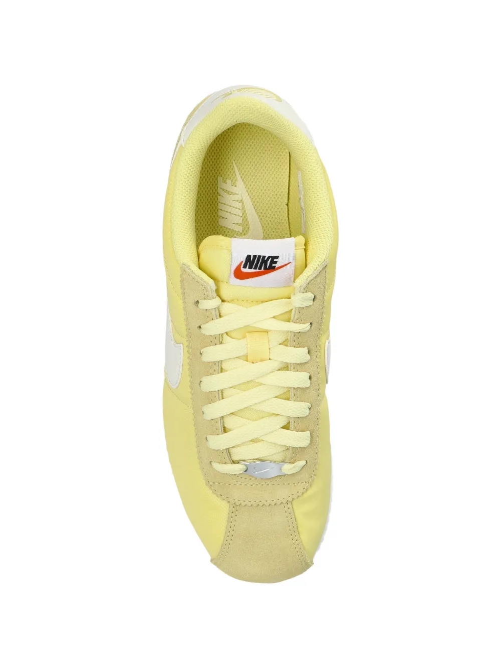Nike Cortez stoffen sneakers met vlakken Geel