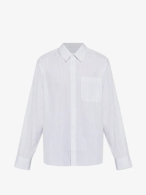 rag & bone vertical-stripe chest-pocket shirt
