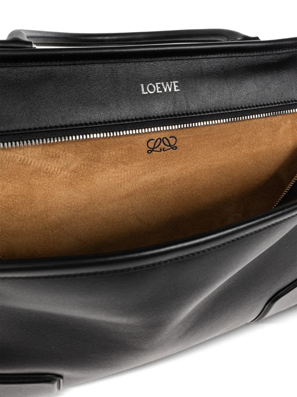 LOEWE Amazona logoprinten shopper Zwart