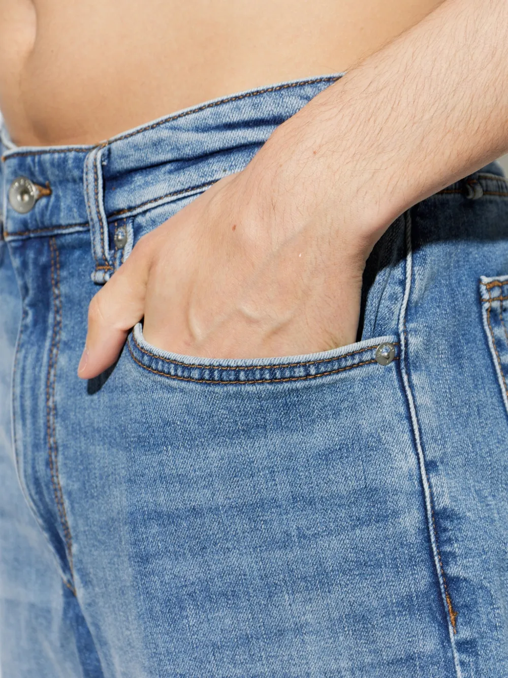 rag & bone Straight jeans Blauw