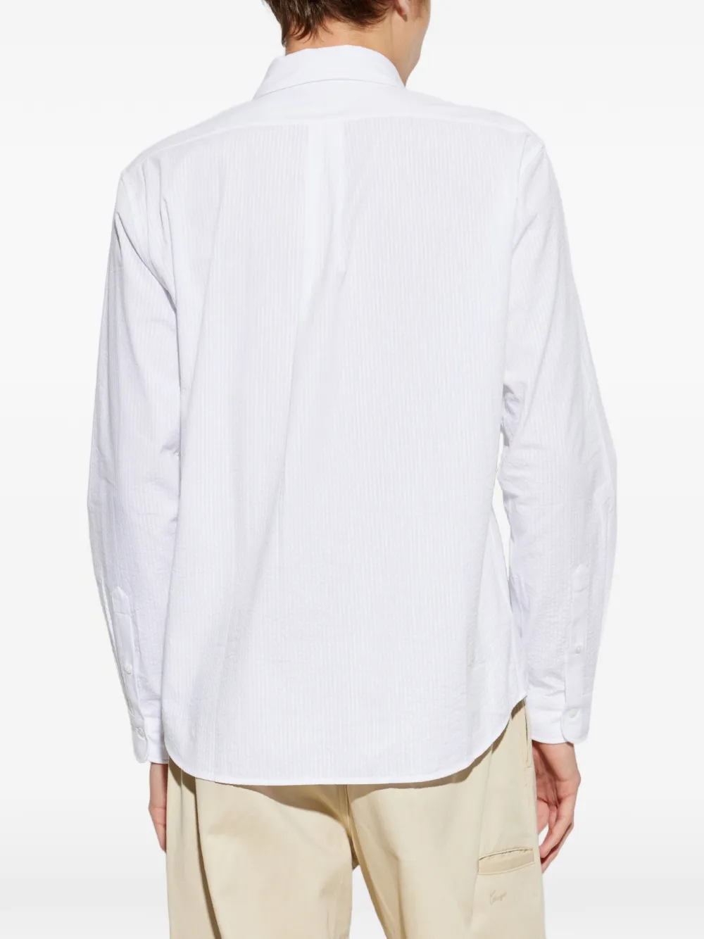 Kenzo Overhemd met geborduurd logo Wit