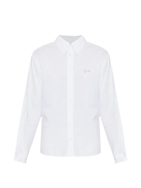 Kenzo logo-embroidered shirt